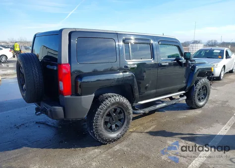 2007 Hummer H3 Suv z USA, uszkodzony, nr VIN 5GTDN13E578244974